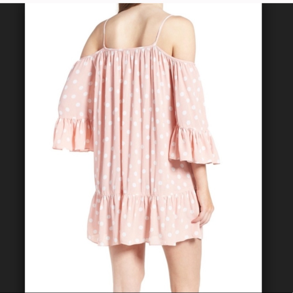 Tularosa Pink Polka Dot Hattie Dress XS